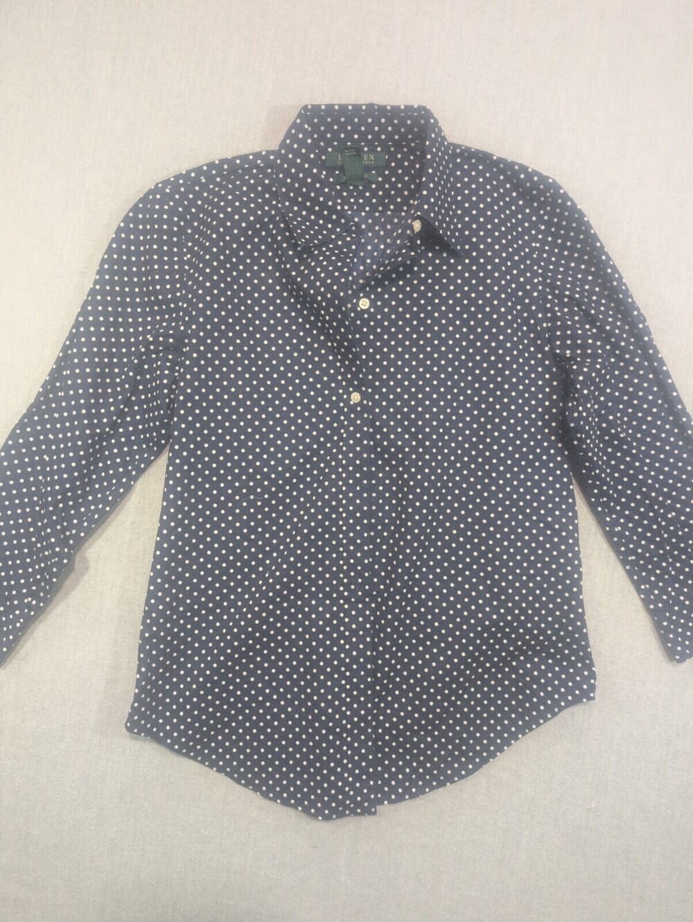Lauren Ralph Lauren polka dot button-front shirt size XS